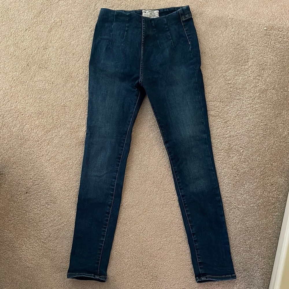 Free People High Rise Skinny Jeans